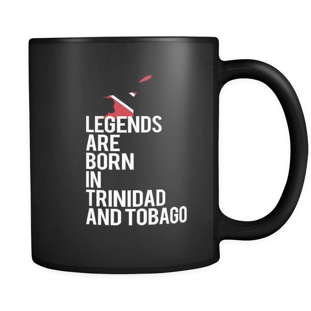 Trinidad and Tobago Legends are born in Trinidad and Tobago 11oz Black Mug-Drinkware-Teelime | shirts-hoodies-mugs