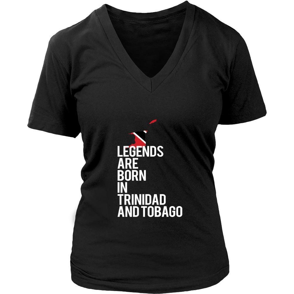 Trinidad and Tobago Shirt - Legends are born in Trinidad and Tobago - National Heritage Gift-T-shirt-Teelime | shirts-hoodies-mugs