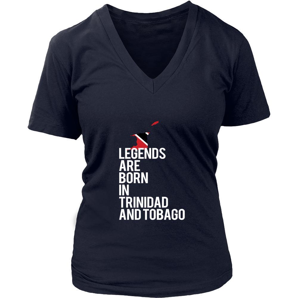 Trinidad and Tobago Shirt - Legends are born in Trinidad and Tobago - National Heritage Gift-T-shirt-Teelime | shirts-hoodies-mugs