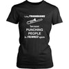 Trombone - I play Trombone because punching people is frowned upon - Music Instrument Shirt-T-shirt-Teelime | shirts-hoodies-mugs