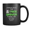 Truck Driver - Everyone relax the Truck Driver is here, the day will be save shortly - 11oz Black Mug-Drinkware-Teelime | shirts-hoodies-mugs