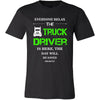 Truck Driver Shirt - Everyone relax the Truck Driveris here, the day will be save shortly - Profession Gift-T-shirt-Teelime | shirts-hoodies-mugs