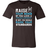 Truck Driver Shirt - Raise your hand if you love Truck Driver, if not raise your standards - Profession Gift-T-shirt-Teelime | shirts-hoodies-mugs