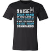 Truck Driver Shirt - Raise your hand if you love Truck Driver, if not raise your standards - Profession Gift-T-shirt-Teelime | shirts-hoodies-mugs