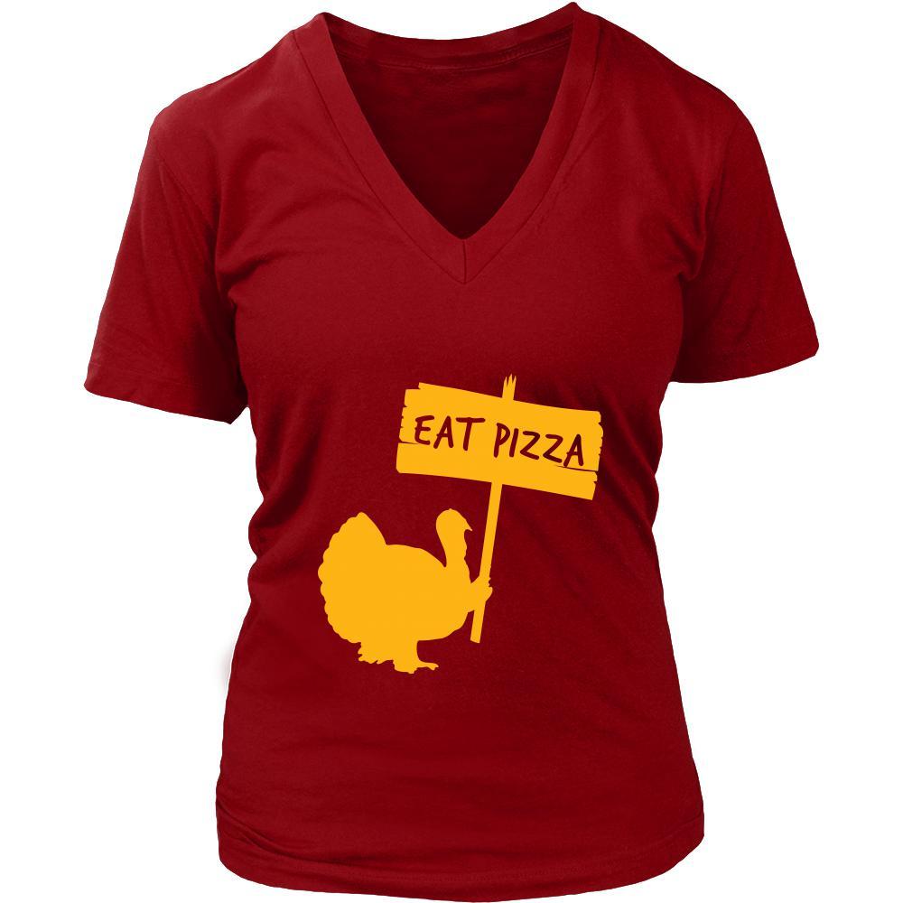Turkey Shirt - Eat Pizza - Animal Lover Gift-T-shirt-Teelime | shirts-hoodies-mugs