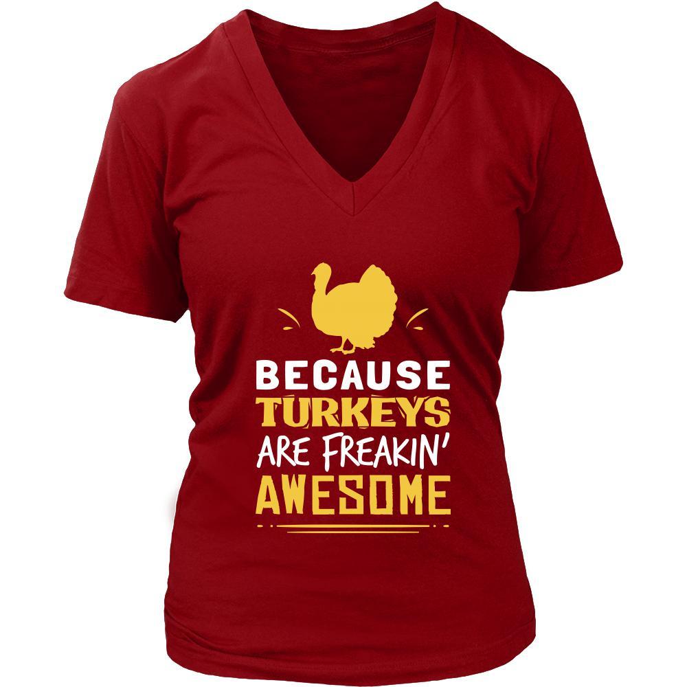 Turkey Shirt - Freakin Awesome - Animal Lover Gift-T-shirt-Teelime | shirts-hoodies-mugs