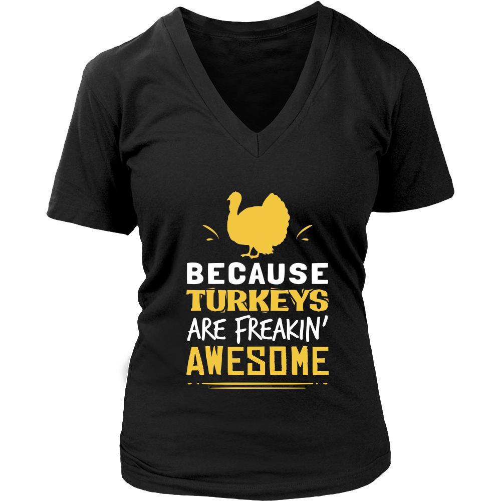 Turkey Shirt - Freakin Awesome - Animal Lover Gift-T-shirt-Teelime | shirts-hoodies-mugs