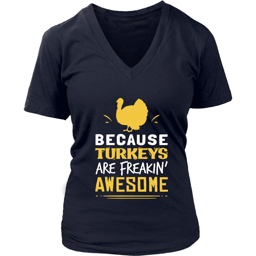 Turkey Shirt - Freakin Awesome - Animal Lover Gift-T-shirt-Teelime | shirts-hoodies-mugs