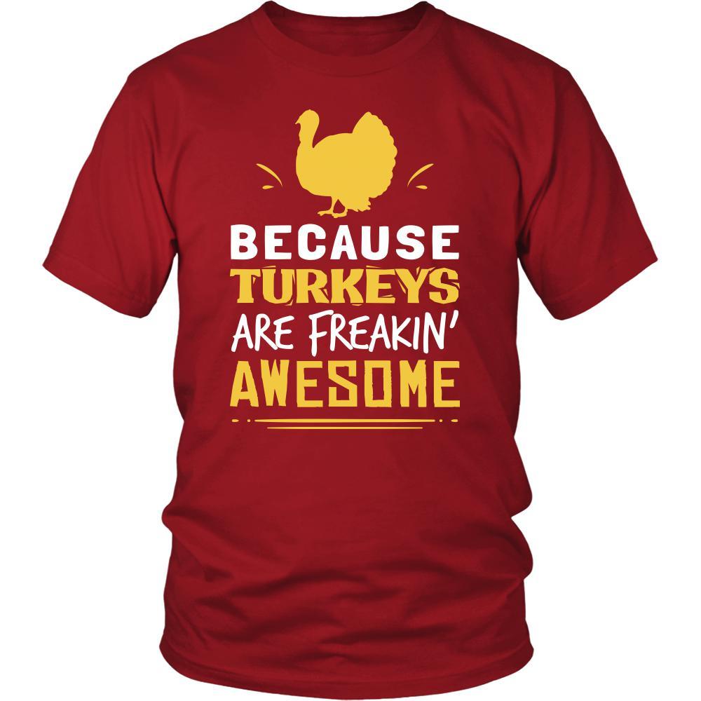 Turkey Shirt - Freakin Awesome - Animal Lover Gift-T-shirt-Teelime | shirts-hoodies-mugs
