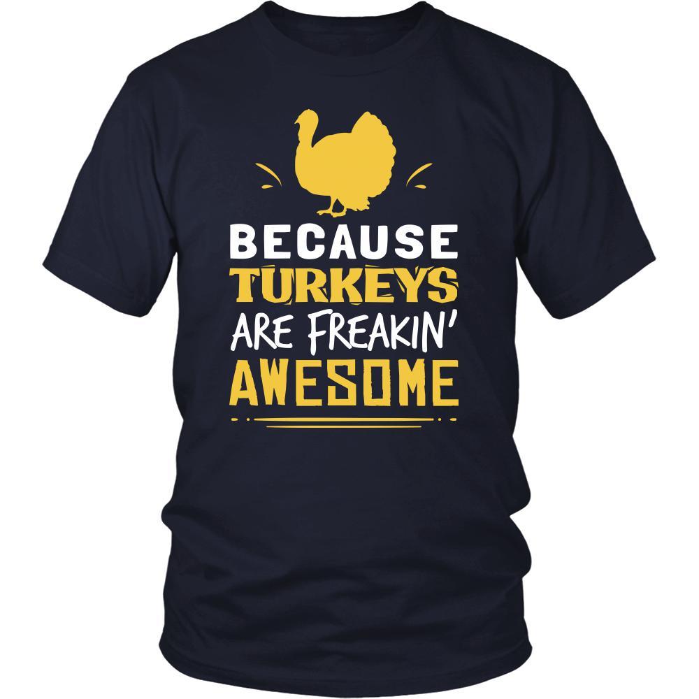Turkey Shirt - Freakin Awesome - Animal Lover Gift-T-shirt-Teelime | shirts-hoodies-mugs