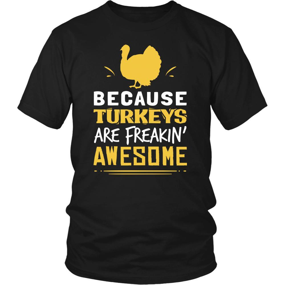 Turkey Shirt - Freakin Awesome - Animal Lover Gift-T-shirt-Teelime | shirts-hoodies-mugs