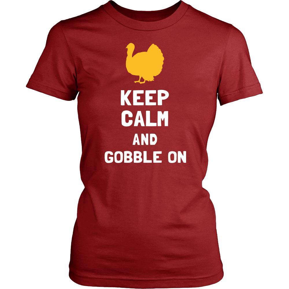 Turkey Shirt - Gobble On - Animal Lover Gift-T-shirt-Teelime | shirts-hoodies-mugs