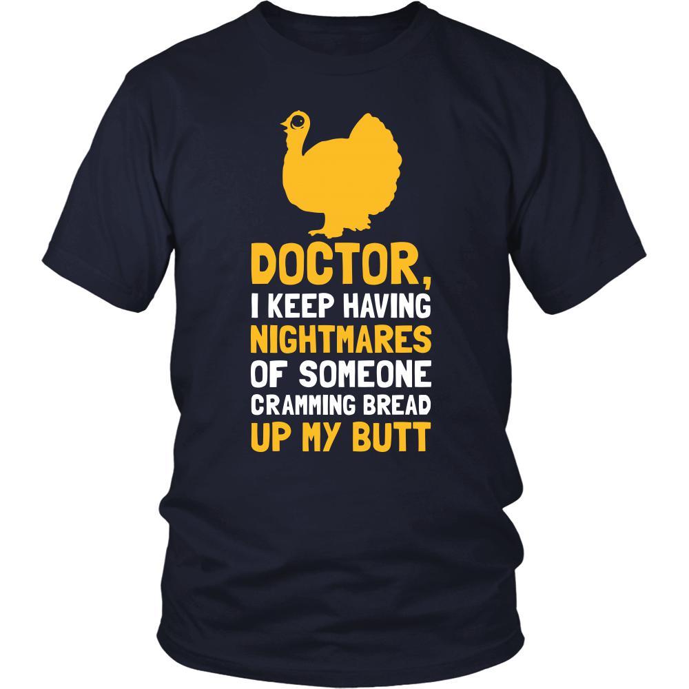 Turkey Shirt - Nightmares - Animal Lover Gift-T-shirt-Teelime | shirts-hoodies-mugs