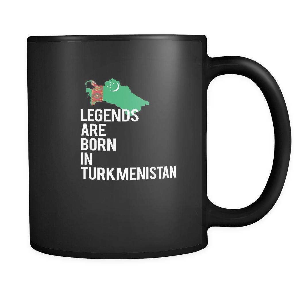 Turkmenistan Legends are born in Turkmenistan 11oz Black Mug-Drinkware-Teelime | shirts-hoodies-mugs