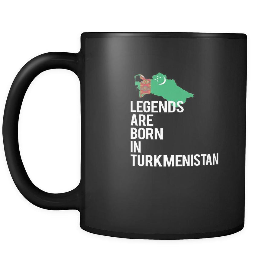 Turkmenistan Legends are born in Turkmenistan 11oz Black Mug-Drinkware-Teelime | shirts-hoodies-mugs