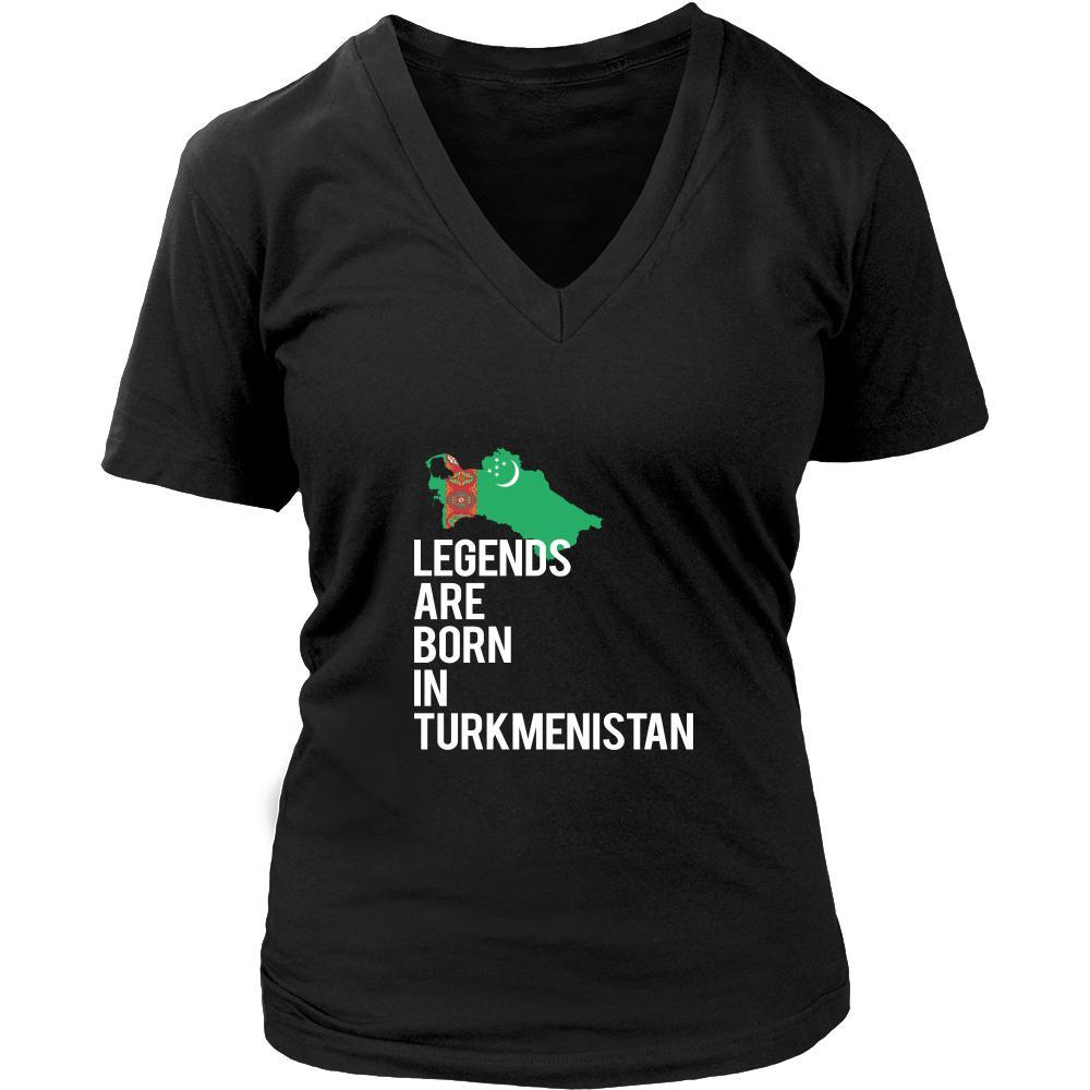 Turkmenistan Shirt - Legends are born in Turkmenistan - National Heritage Gift-T-shirt-Teelime | shirts-hoodies-mugs