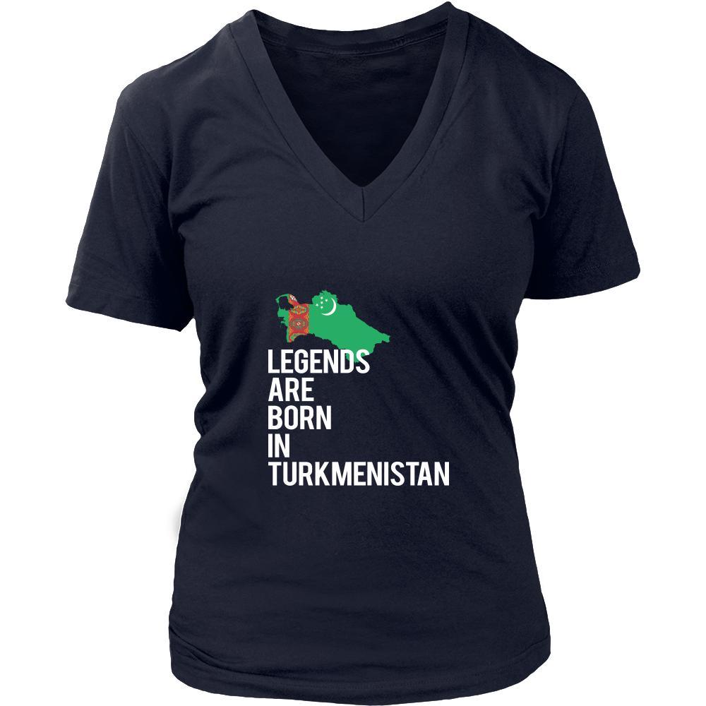 Turkmenistan Shirt - Legends are born in Turkmenistan - National Heritage Gift-T-shirt-Teelime | shirts-hoodies-mugs