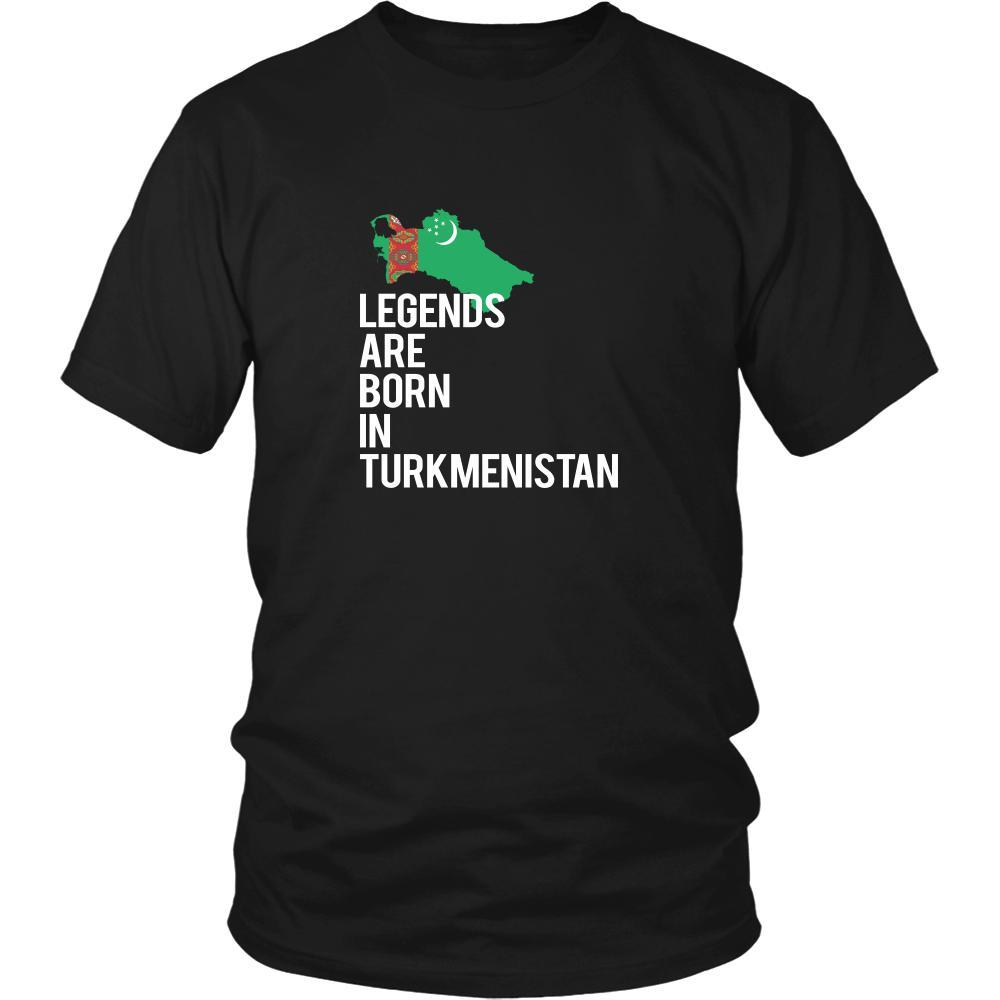 Turkmenistan Shirt - Legends are born in Turkmenistan - National Heritage Gift-T-shirt-Teelime | shirts-hoodies-mugs