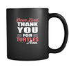 Turtle Dear Lord, thank you for Turtles Amen. 11oz Black Mug-Drinkware-Teelime | shirts-hoodies-mugs