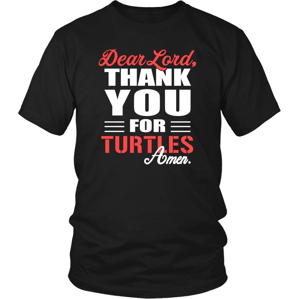 Turtle Shirt - Dear Lord, thank you for Turtle Amen- Pets-T-shirt-Teelime | shirts-hoodies-mugs