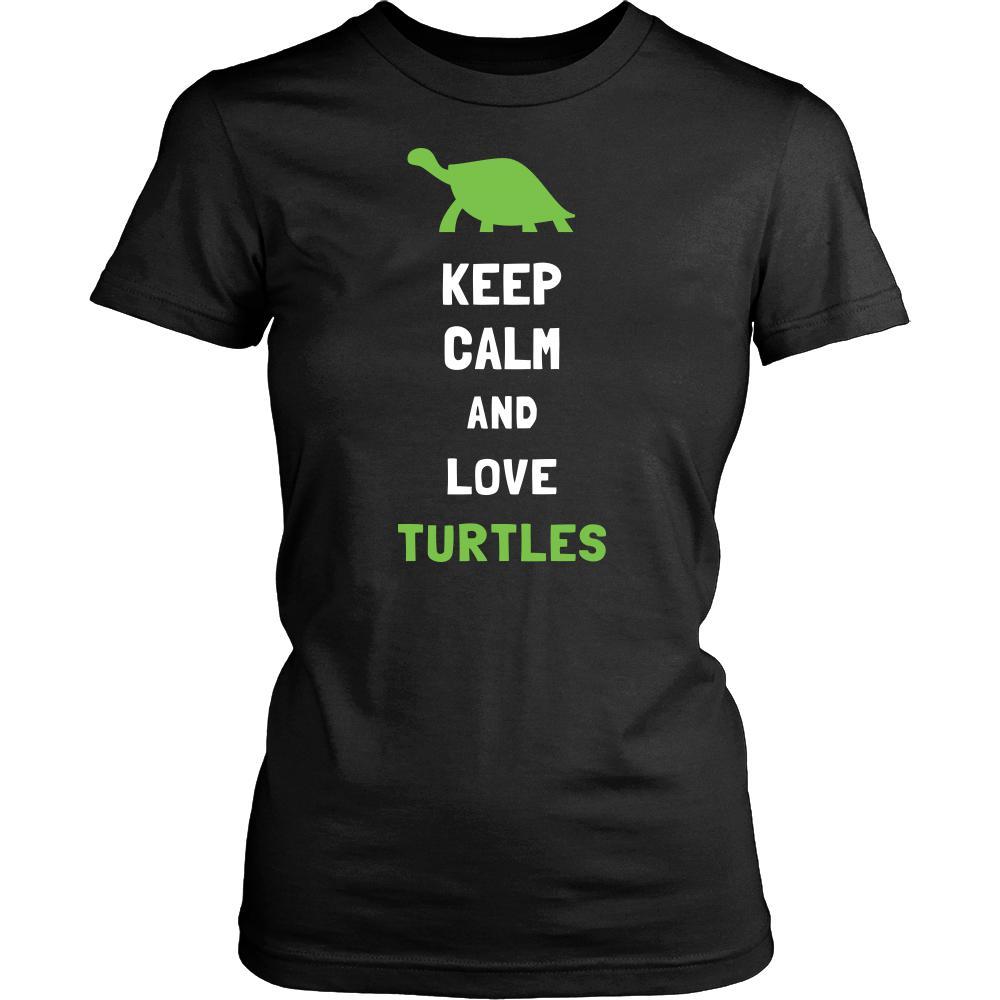 Turtle Shirt - Keep Calm - Animal Lover Gift-T-shirt-Teelime | shirts-hoodies-mugs