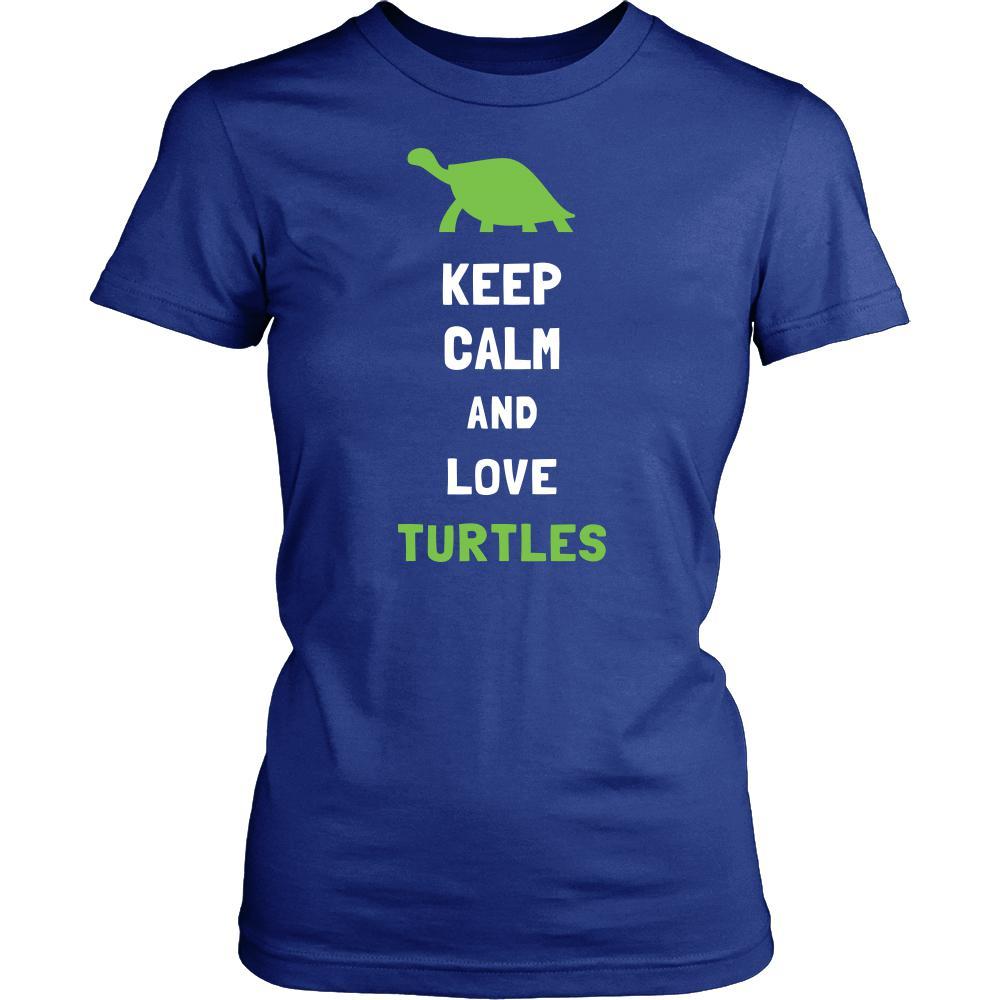 Turtle Shirt - Keep Calm - Animal Lover Gift-T-shirt-Teelime | shirts-hoodies-mugs