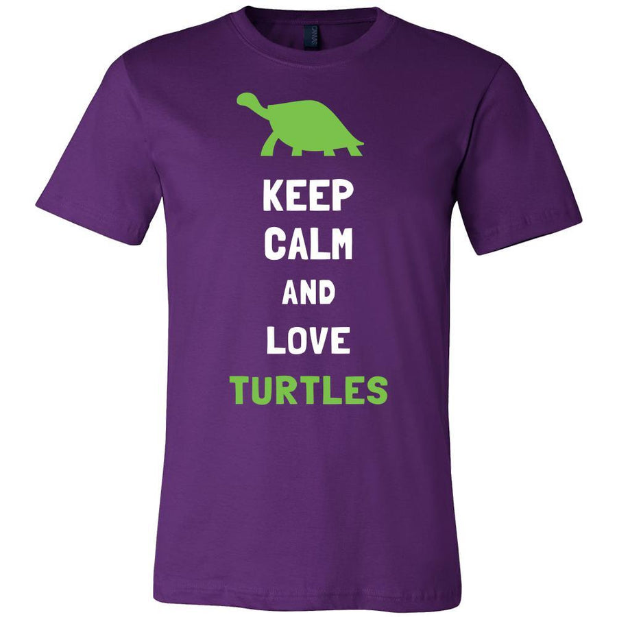 Turtle Shirt - Keep Calm - Animal Lover Gift-T-shirt-Teelime | shirts-hoodies-mugs