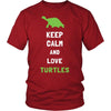 Turtle Shirt - Keep Calm - Animal Lover Gift-T-shirt-Teelime | shirts-hoodies-mugs