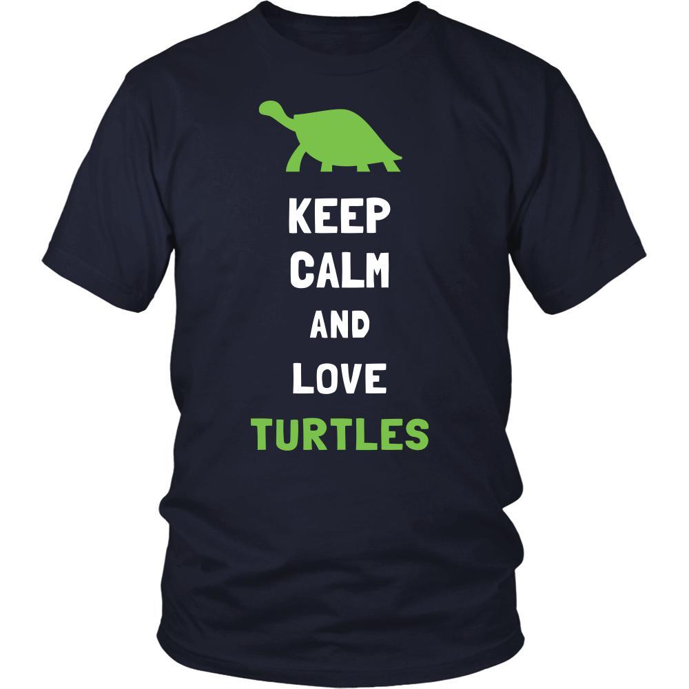 Turtle Shirt - Keep Calm - Animal Lover Gift-T-shirt-Teelime | shirts-hoodies-mugs