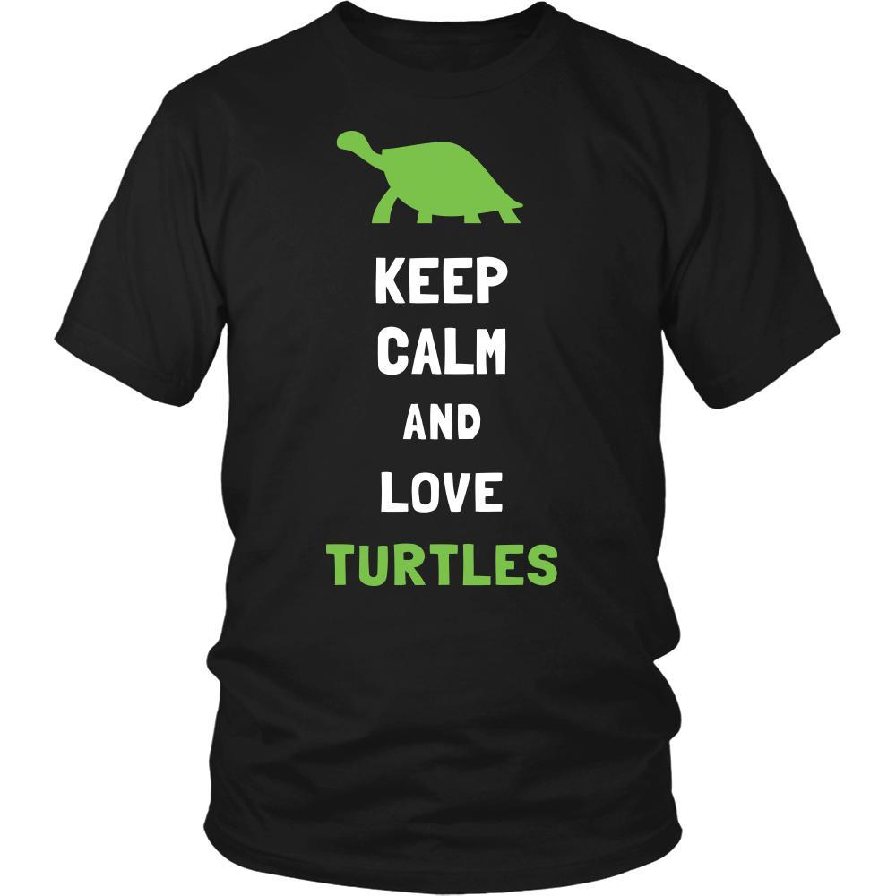 Turtle Shirt - Keep Calm - Animal Lover Gift-T-shirt-Teelime | shirts-hoodies-mugs