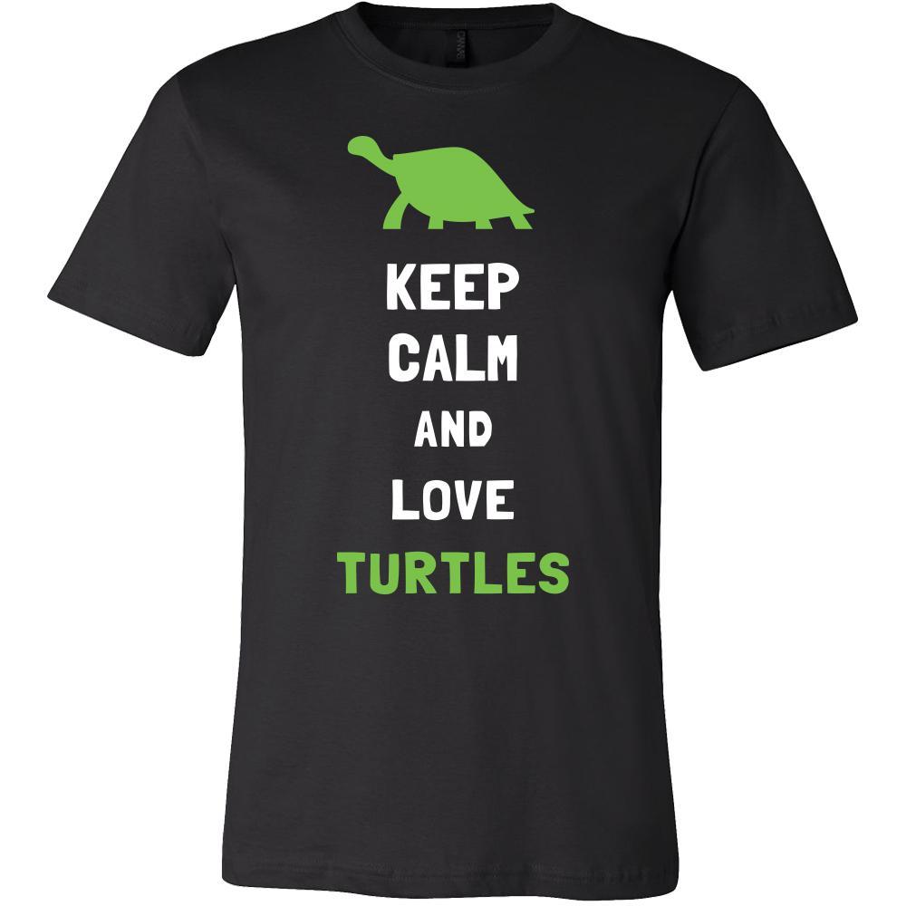 Turtle Shirt - Keep Calm - Animal Lover Gift-T-shirt-Teelime | shirts-hoodies-mugs