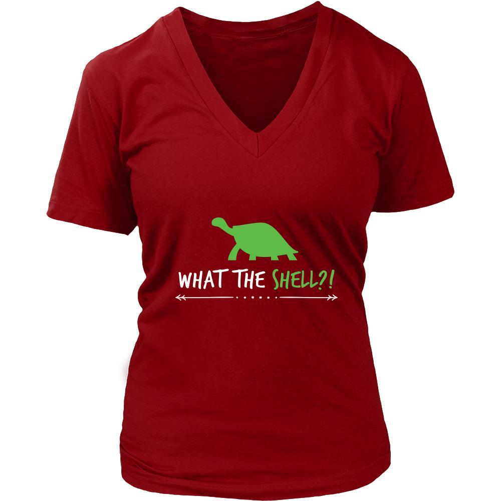 Turtle Shirt - What The Shell - Animal Lover Gift-T-shirt-Teelime | shirts-hoodies-mugs