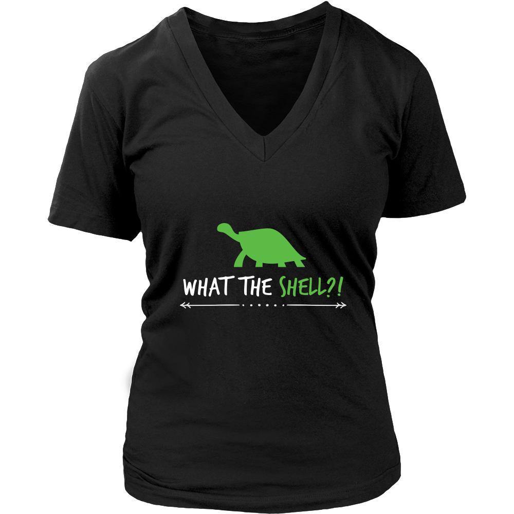 Turtle Shirt - What The Shell - Animal Lover Gift-T-shirt-Teelime | shirts-hoodies-mugs