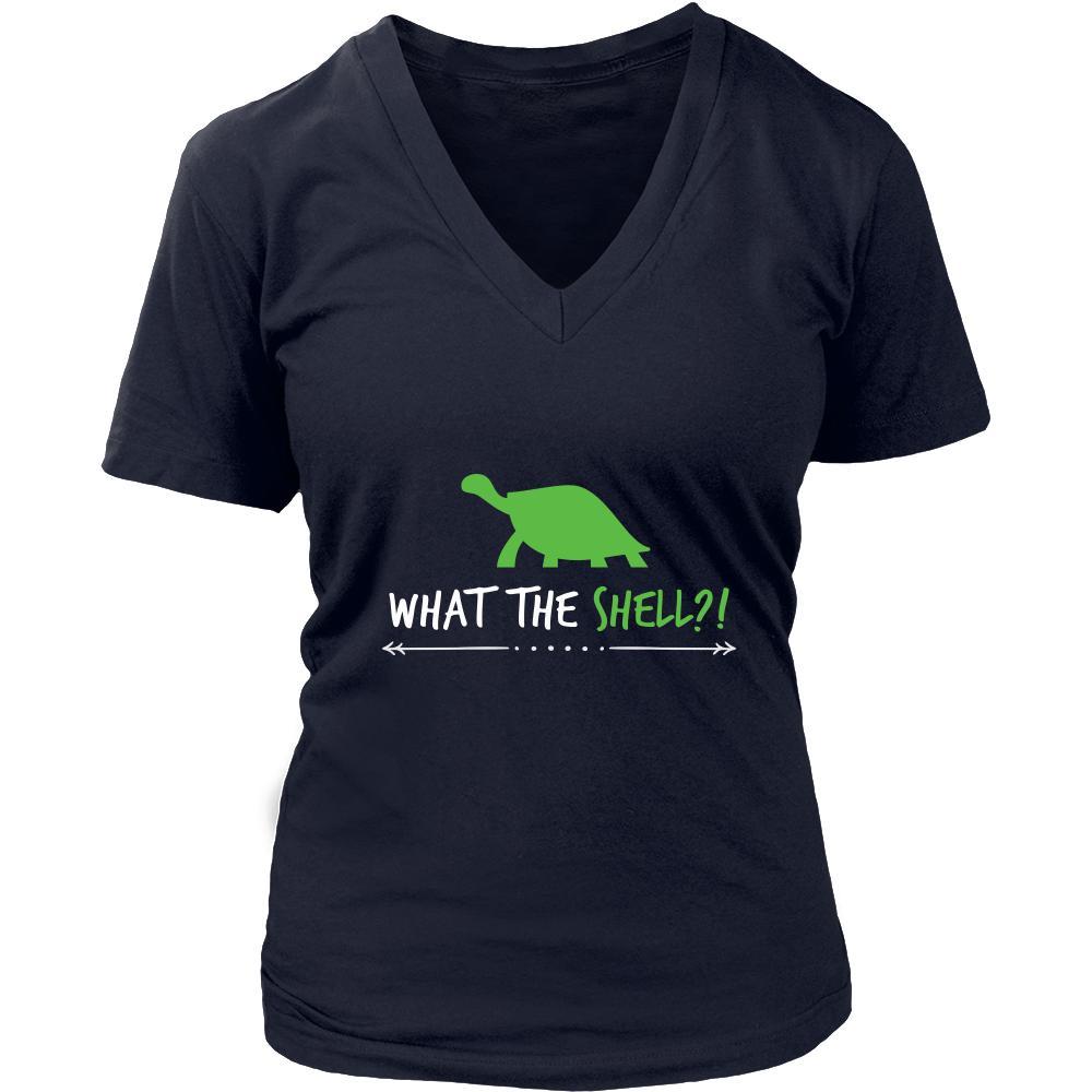 Turtle Shirt - What The Shell - Animal Lover Gift-T-shirt-Teelime | shirts-hoodies-mugs