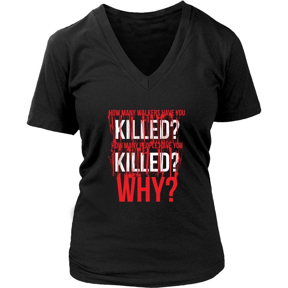 TV & Movies T Shirt - The Walking Dead Why?-T-shirt-Teelime | shirts-hoodies-mugs