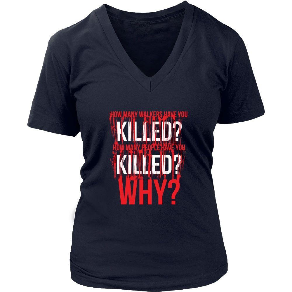 TV & Movies T Shirt - The Walking Dead Why?-T-shirt-Teelime | shirts-hoodies-mugs