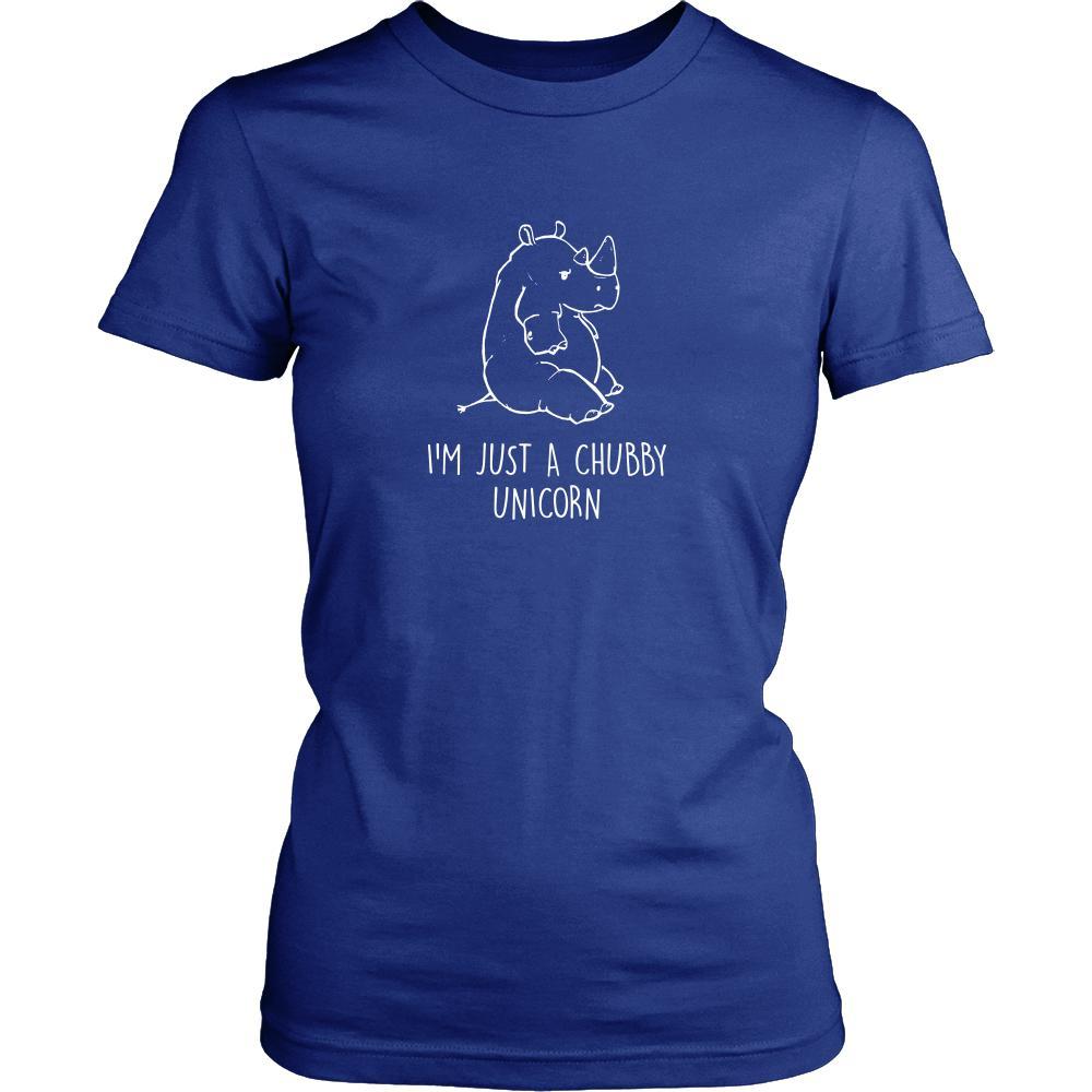 Unicorn Shirt - i'm just a chubby unicorn- Funny Gift-T-shirt-Teelime | shirts-hoodies-mugs