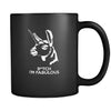 unicorns b*tch I'm fabulous 11oz Black Mug-Drinkware-Teelime | shirts-hoodies-mugs