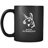 unicorns b*tch I'm fabulous 11oz Black Mug-Drinkware-Teelime | shirts-hoodies-mugs