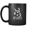 unicorns sweet dreams are made of unicorns 11oz Black Mug-Drinkware-Teelime | shirts-hoodies-mugs