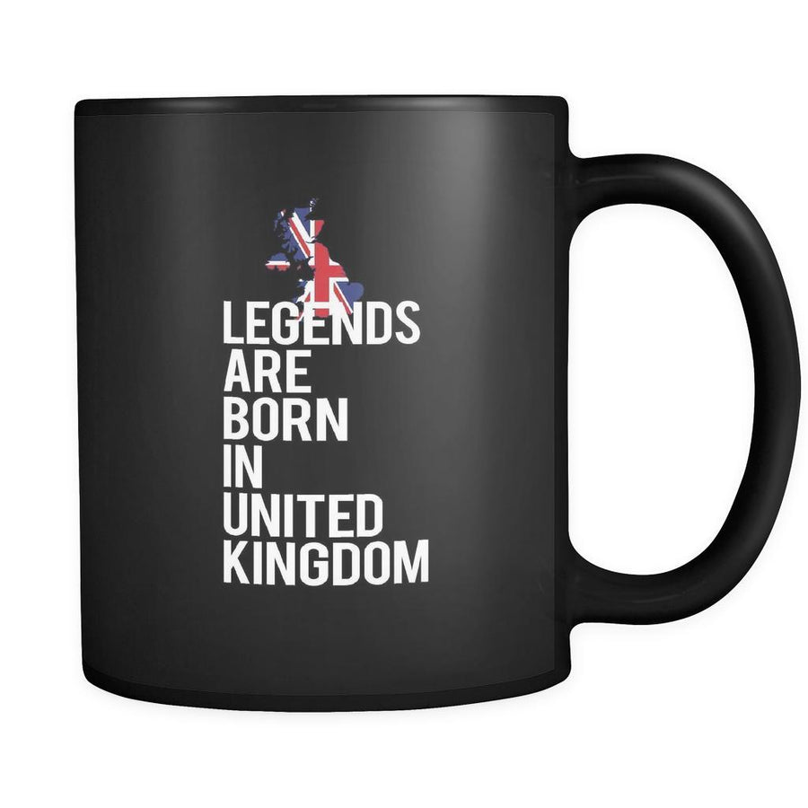 United Kingdom Legends are born in United Kingdom 11oz Black Mug-Drinkware-Teelime | shirts-hoodies-mugs