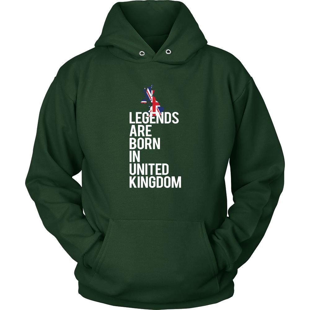 United Kingdom Shirt - Legends are born in United Kingdom - National Heritage Gift-T-shirt-Teelime | shirts-hoodies-mugs