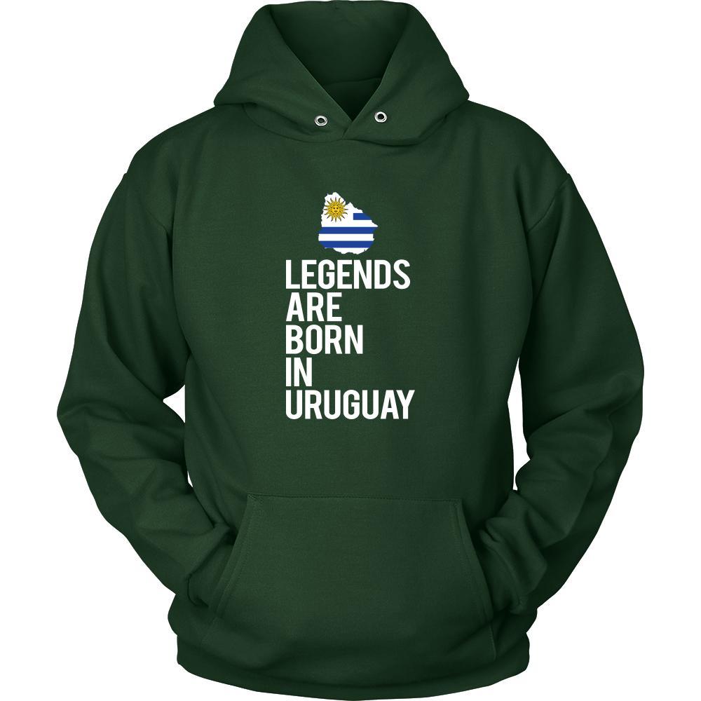Uruguay Shirt - Legends are born in Uruguay - National Heritage Gift-T-shirt-Teelime | shirts-hoodies-mugs