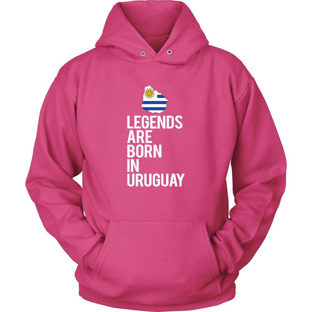 Uruguay Shirt - Legends are born in Uruguay - National Heritage Gift-T-shirt-Teelime | shirts-hoodies-mugs