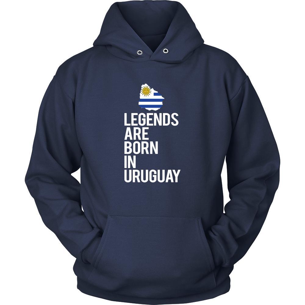 Uruguay Shirt - Legends are born in Uruguay - National Heritage Gift-T-shirt-Teelime | shirts-hoodies-mugs