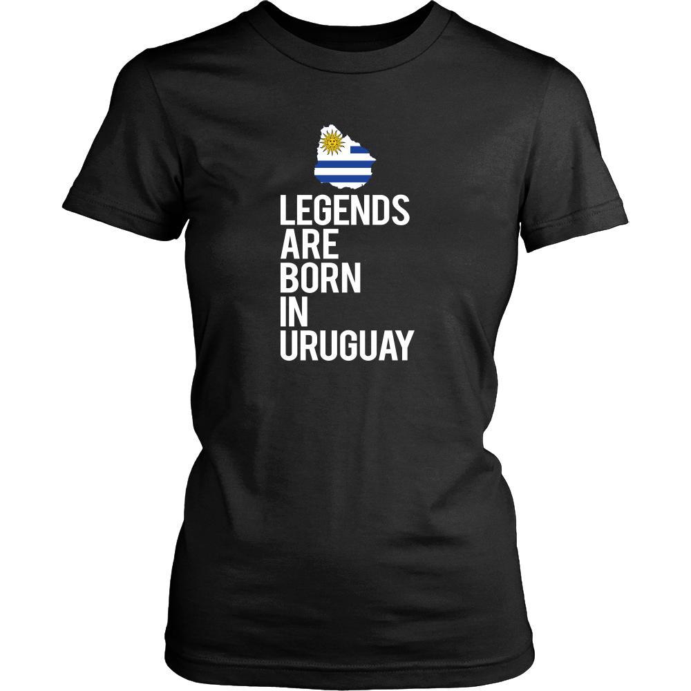 Uruguay Shirt - Legends are born in Uruguay - National Heritage Gift-T-shirt-Teelime | shirts-hoodies-mugs