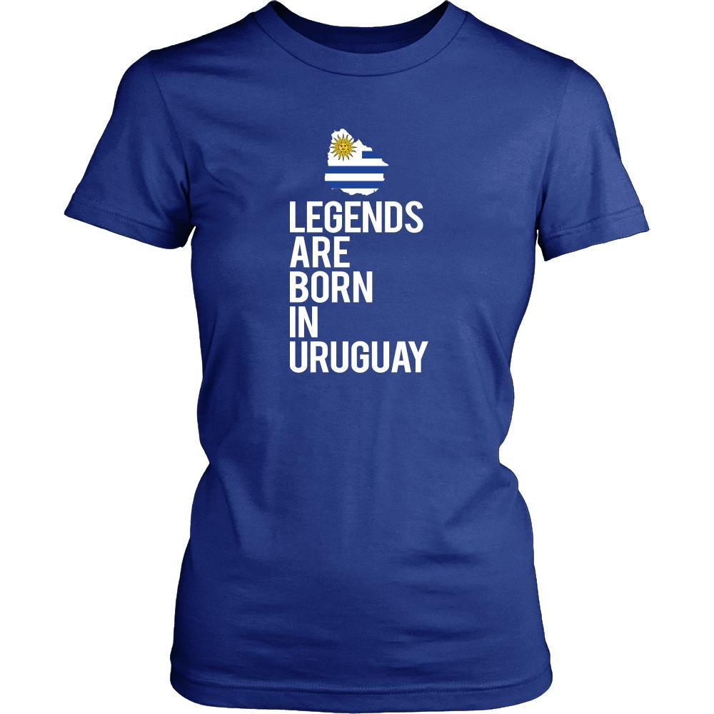 Uruguay Shirt - Legends are born in Uruguay - National Heritage Gift-T-shirt-Teelime | shirts-hoodies-mugs