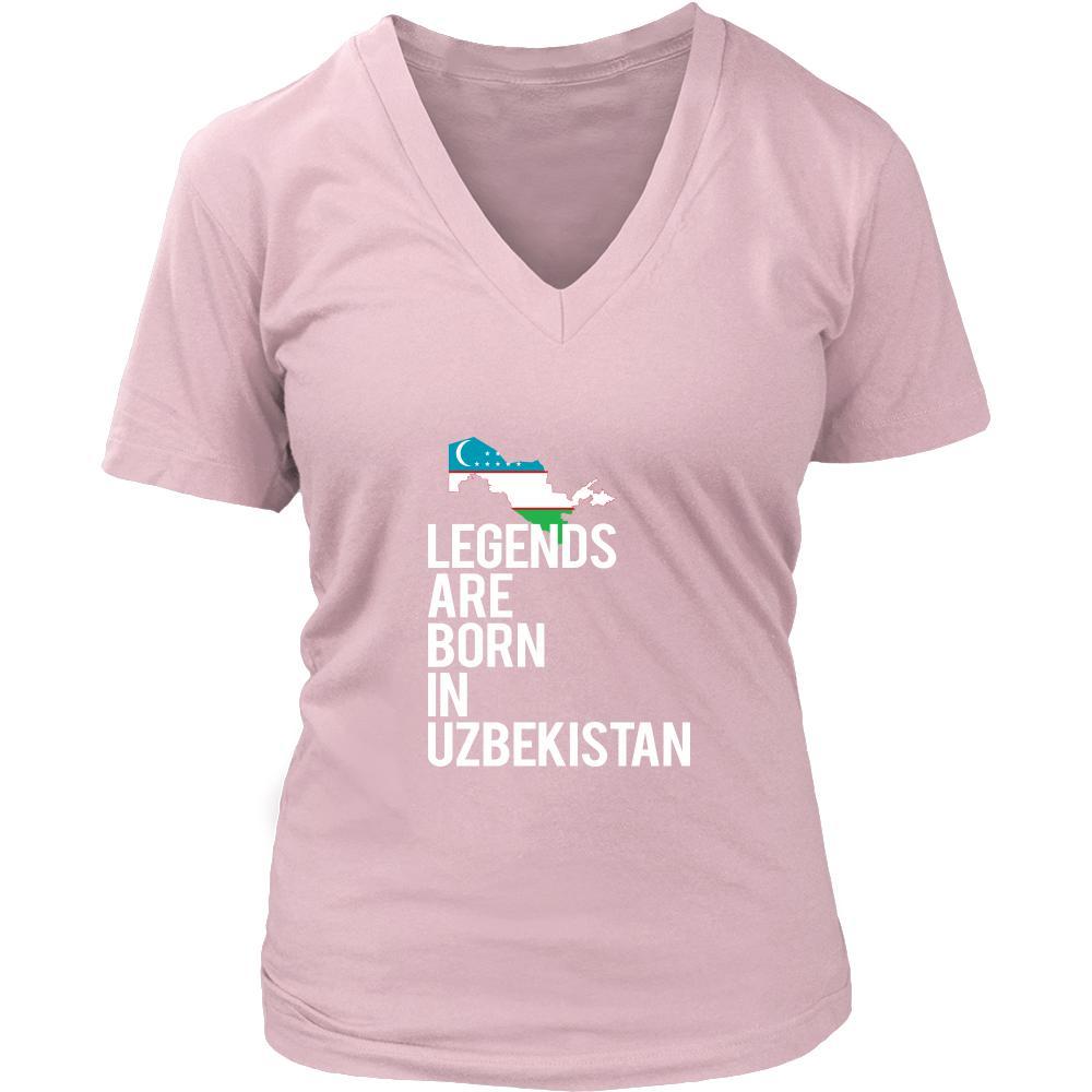 Uzbekistan Shirt - Legends are born in Uzbekistan - National Heritage Gift-T-shirt-Teelime | shirts-hoodies-mugs