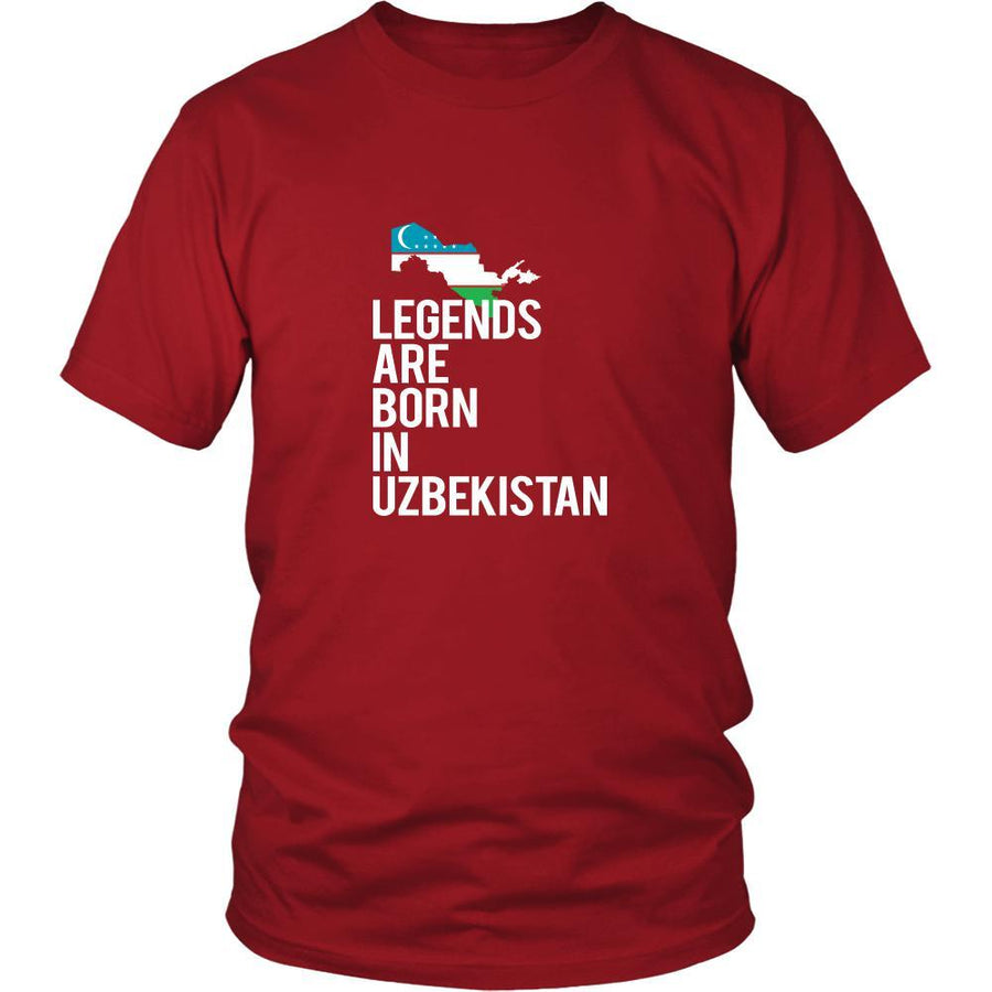 Uzbekistan Shirt - Legends are born in Uzbekistan - National Heritage Gift
