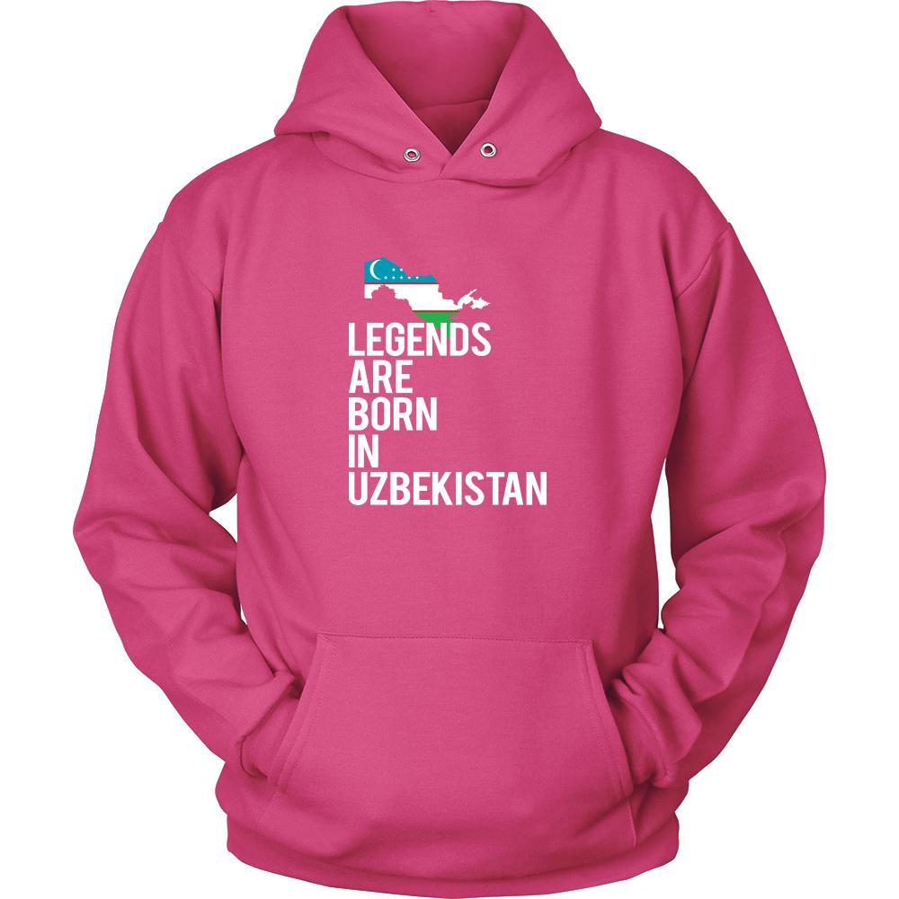 Uzbekistan Shirt - Legends are born in Uzbekistan - National Heritage Gift-T-shirt-Teelime | shirts-hoodies-mugs